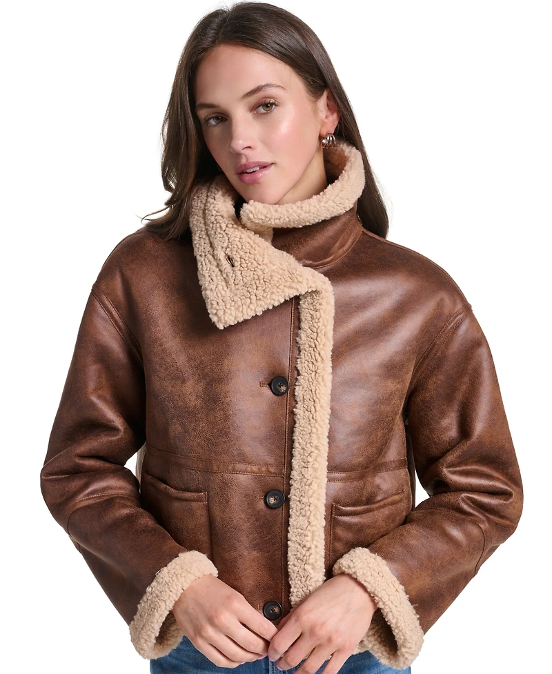 Levi's Women's Reversible Faux Shearling Jacket