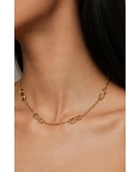 Retro Chic Eternal Spiral Chain Small Necklace