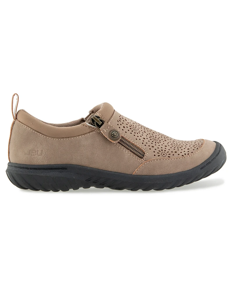Jbu Women's Avery Closed Round Toe Casual Flats