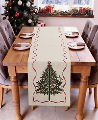 Spode Holiday Tree Table Runner, 14" x 72"