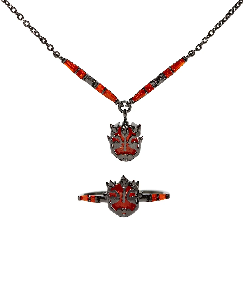 Girls Crew Crystal Star Wars Darth Maul Necklace