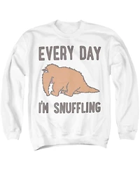 Sesame Street Men's The Snuffle Shuffle Crewneck Sweatshirt