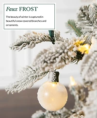 Balsam Hill 4.5 ft Snow Flurry Pre-Lit Potted Tree