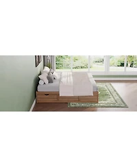 Streamdale Furniture King Size Platform Bed with 6 Storage Drawers,Pine Wood Storage Bed