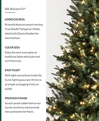 Balsam Hill 6.5' Pre-Lit Fir Ledc Artificial Christmas Tree