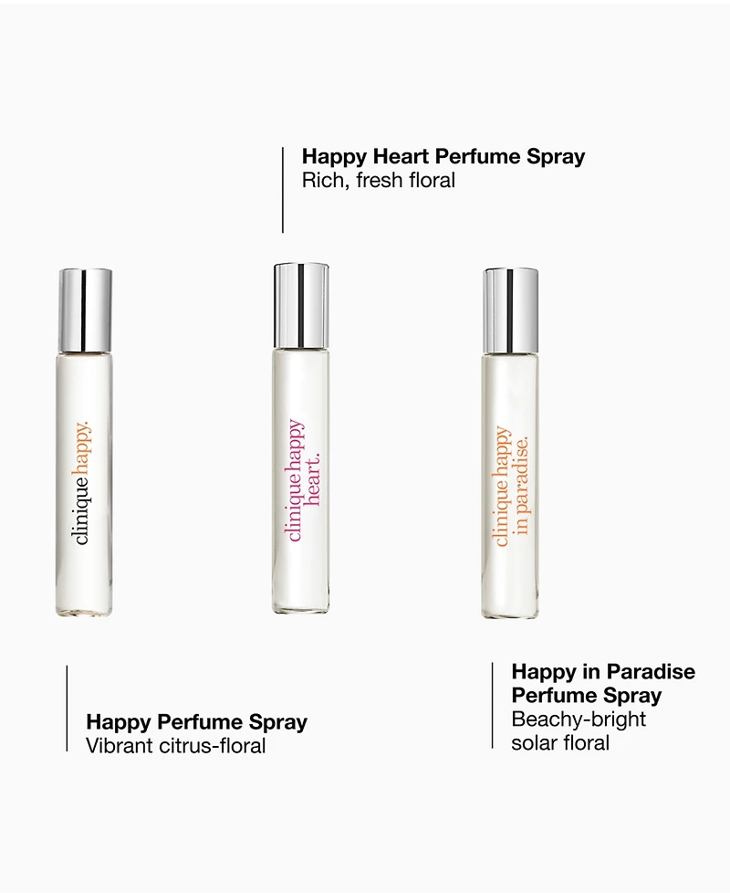 Clinique 3-Piece Happy Little Things Perfume Spray Gift Set