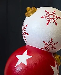 Balsam Hill Stacked 10.5" Christmas Ornaments