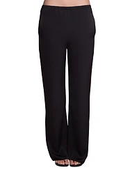 Leau Women's Soho Satin Straight Leg Pants
