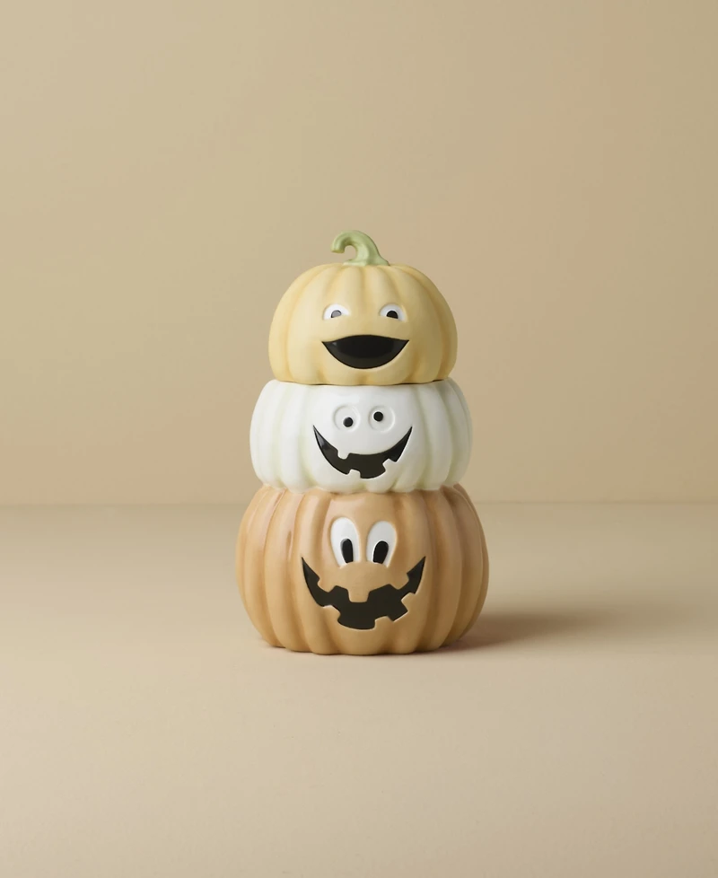 Lenox Pumpkin Treat Jar with Sound