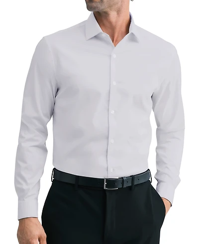 Kenneth Cole Reaction Men's Technicole Slim-Fit Spread-Collar Dress Shirt