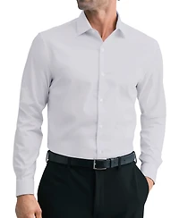 Kenneth Cole Reaction Men's Technicole Slim-Fit Spread-Collar Dress Shirt