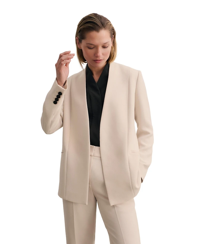 The Fold Women's Selsey Doppio Crepe Blazer