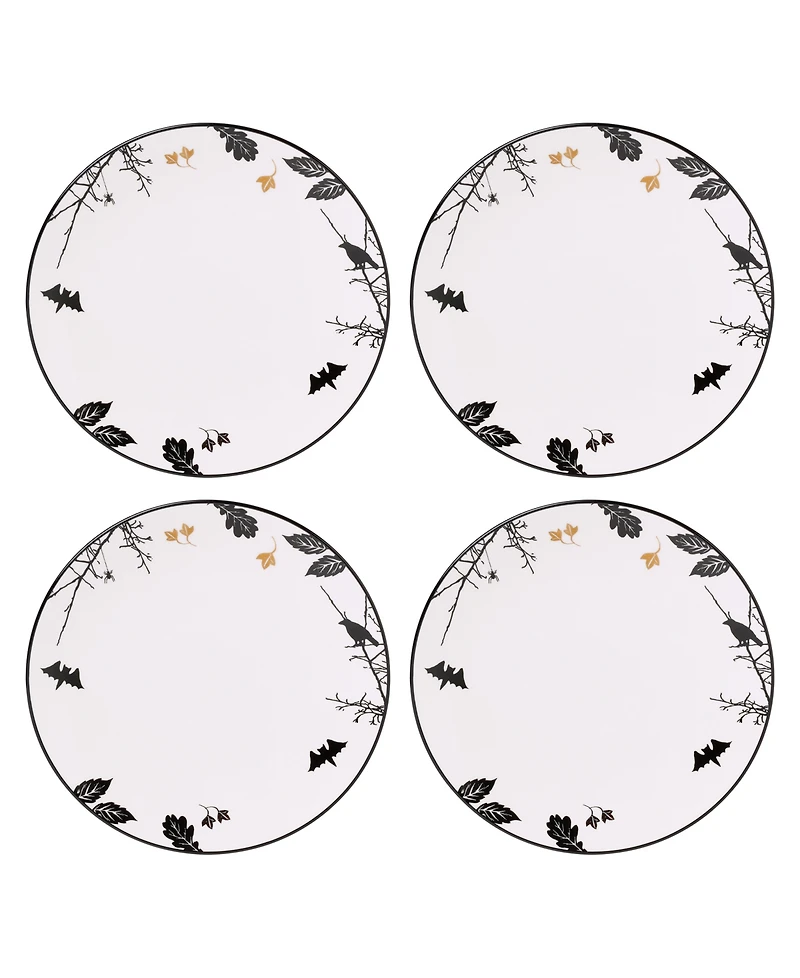 Lenox Haunted Halloween Dinner Plates, Set of 4