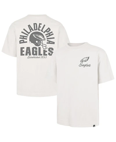 '47 Brand Men's Off White Philadelphia Eagles Photon Dust Foundation T-Shirt