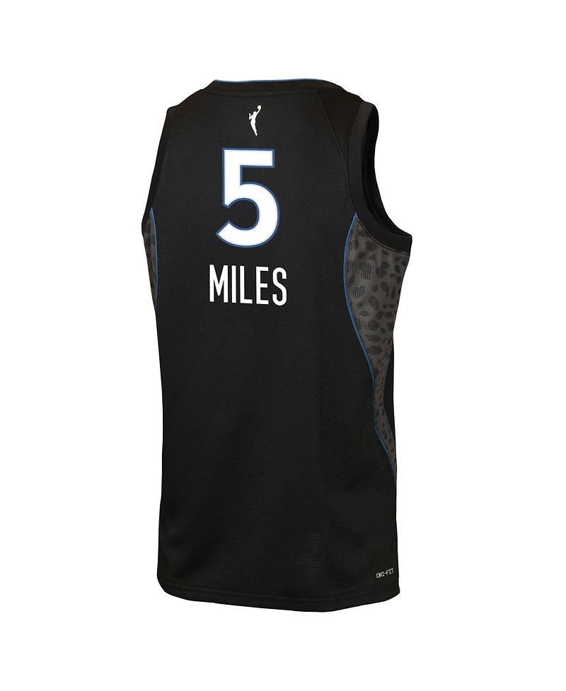 Nike Big Boys and Girls Olivia Miles Black Minnesota Lynx Victory Jersey