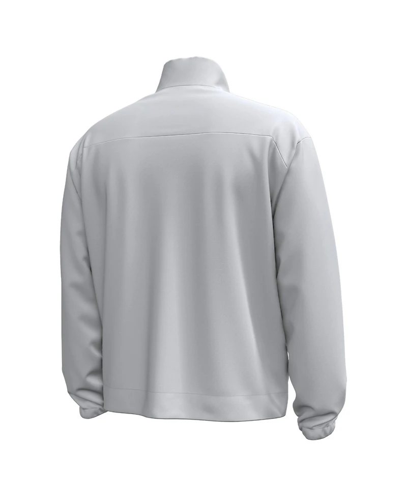 Under Armour Men's 1 Gray Notre Dame Fighting Irish Wear Green Unstoppable Woven Full-Zip Jacket