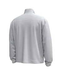Under Armour Men's 1 Gray Notre Dame Fighting Irish Wear Green Unstoppable Woven Full-Zip Jacket