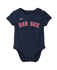 Nike Baby Boys and Girls David Ortiz Navy Boston Red Sox Name & Number Bodysuit