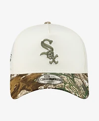 New Era Men's Khaki/Realtree Camo Chicago White Sox 9FORTY A-Frame Adjustable Hat