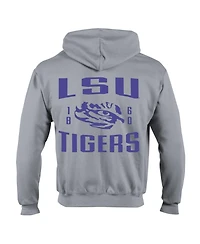 Champion Men's Lsu Tigers Varsity Powerblend Full-Zip Graphic Fleece Hoodie