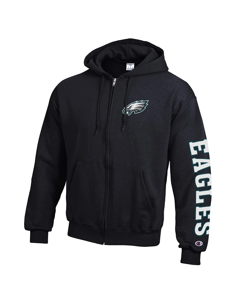 Champion Men's Philadelphia Eagles Full-Zip Fleece Hoodie
