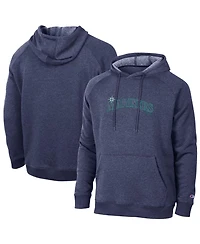 Champion Men's Navy Seattle Mariners Triumph Tri-Blend Raglan Hoodie