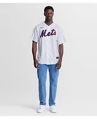 Nike Men's New York Mets Nolan McLean Home Replica Loose Fit V-Neck Jersey