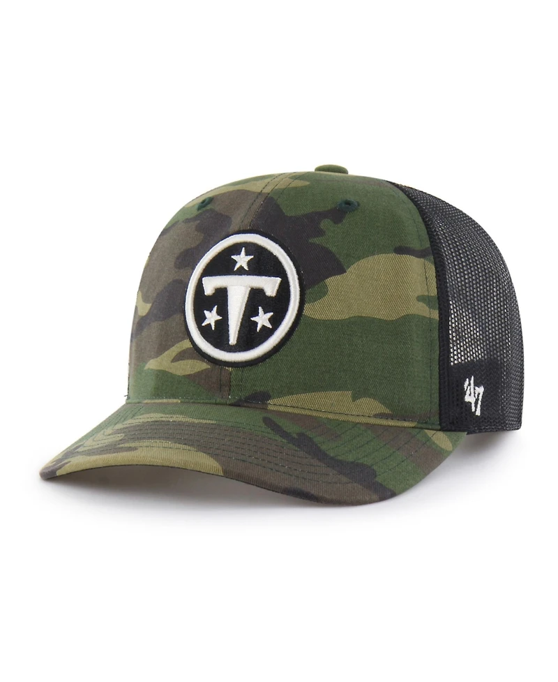 '47 Brand Men's Camo Tennessee Titans Trucker Adjustable Hat
