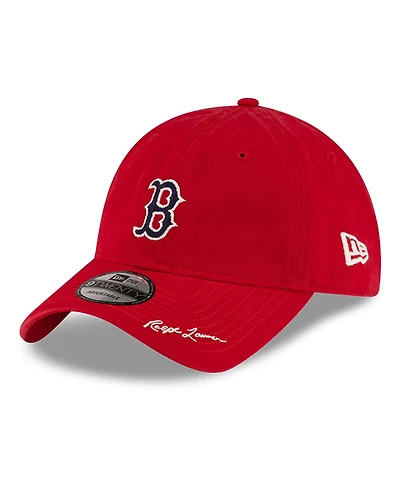 New Era x Ralph Lauren Men's Red Boston Red Sox 9TWENTY Adjustable Hat