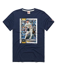 Homage Men's Jacob Misiorowski Milwaukee Brewers Topps Baseball Card Tri-Blend T-Shirt
