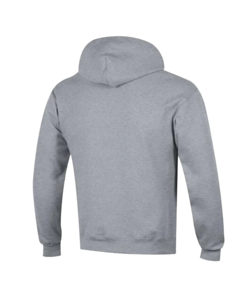 Champion Men's Las Vegas Raiders Powerblend Arch over Logo Screen Print Graphics Fleece Lining Classic Fit Hoodie