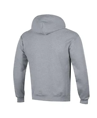 Champion Men's Las Vegas Raiders Powerblend Arch over Logo Screen Print Graphics Fleece Lining Classic Fit Hoodie