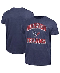 Champion Men's Houston Texans Ultimate Tri-Blend Graphic Distressed T-Shirt