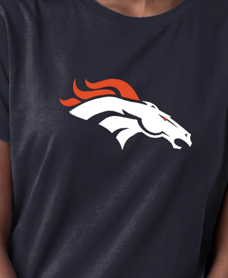 Champion Women's Denver Broncos Cotton-Blend Logo T-Shirt