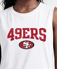 Champion Women's San Francisco 49ers Distressed Sleeveless Muscle Tank