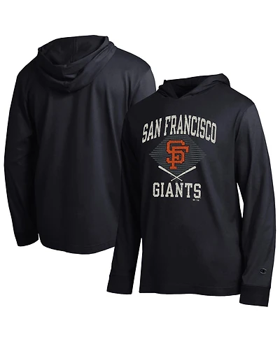 Champion Men's San Francisco Giants Hooded Long-Sleeve Graphic T-Shirt