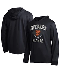 Champion Men's San Francisco Giants Hooded Long-Sleeve Graphic T-Shirt