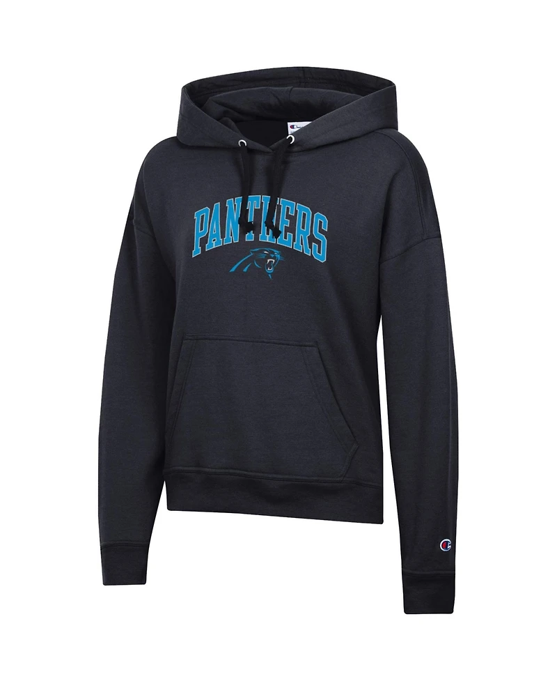 Champion Women's Carolina Panthers Powerblend Relaxed Fit Fleece-lined Hoodie