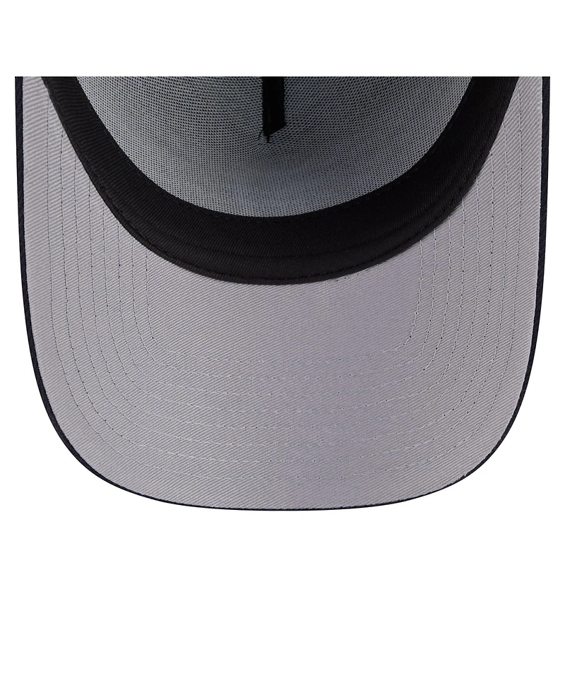 New Era Men's Navy Detroit Tigers A-Frame 59FORTY Fitted Hat