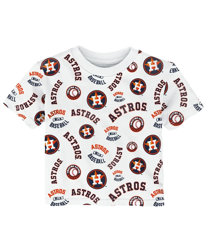 Outerstuff Toddler White Houston Astros Run Down T-Shirt