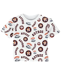 Outerstuff Toddler White Houston Astros Run Down T-Shirt