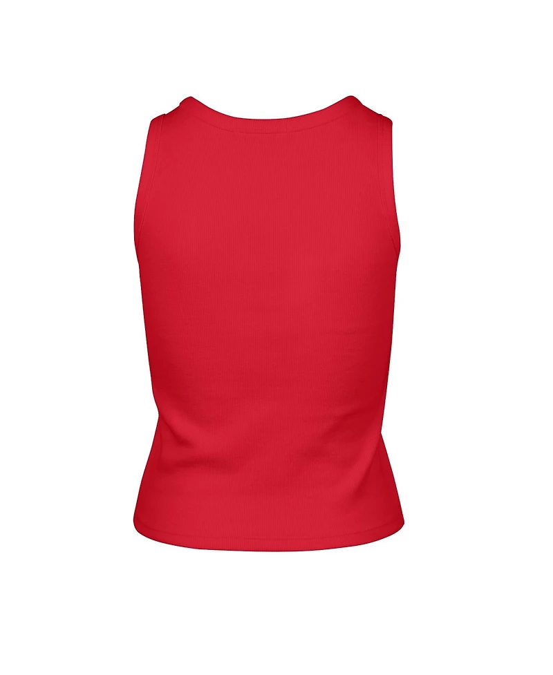 '47 Brand Women's Kansas City Chiefs Cropped Ribbed Tank Top