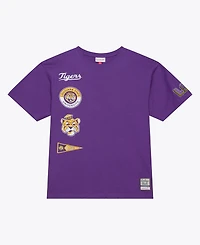 Mitchell & Ness Men's Purple Lsu Tigers Double Clutch Premium T-Shirt