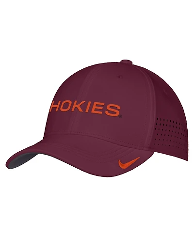 Nike Men's Maroon Virginia Tech Hokies 2026 On-Field AeroBill SwooshFlex Dri-fit Hat