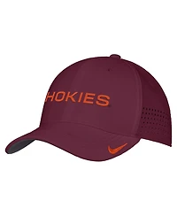 Nike Men's Maroon Virginia Tech Hokies 2026 On-Field AeroBill SwooshFlex Dri-fit Hat