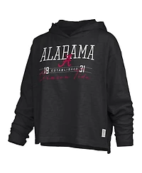 Pressbox Women's Alabama Crimson Tide Castillo Slub Long-Sleeve Hooded T-Shirt