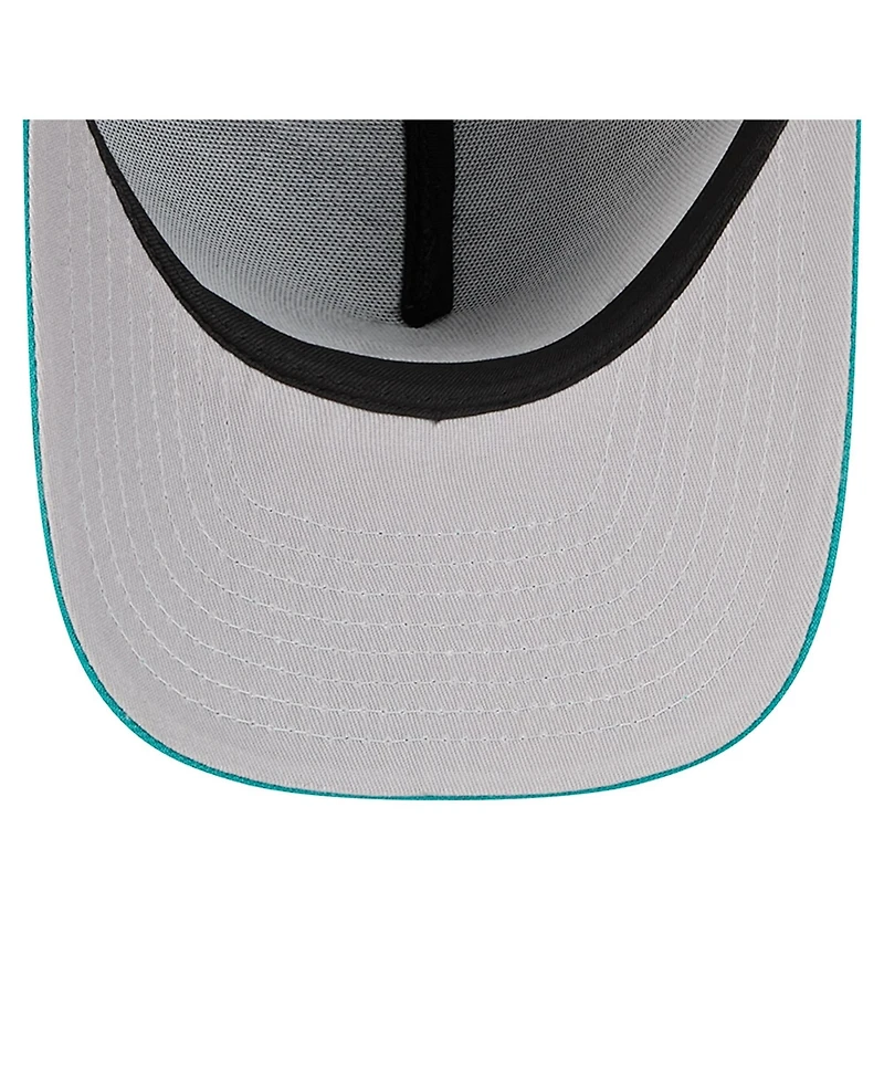 New Era Men's Navy/Teal Seattle Mariners Cartoon A-Frame 59FIFTY Fitted Hat