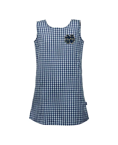 Garb Girls Toddler Navy Notre Dame Fighting Irish Woven Gingham Dress