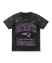 Gameday Couture Women's New England Patriots the Zone Washed Micro Rhinestone T-Shirt