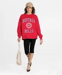 Gameday Couture Women's Buffalo Bills Oversized Dropped-Shoulder Sweatshirt